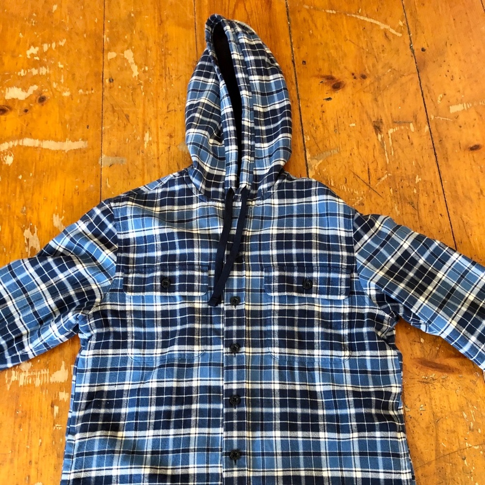 L.L. Bean Men’s Hooded Insulated Shirt Jacket